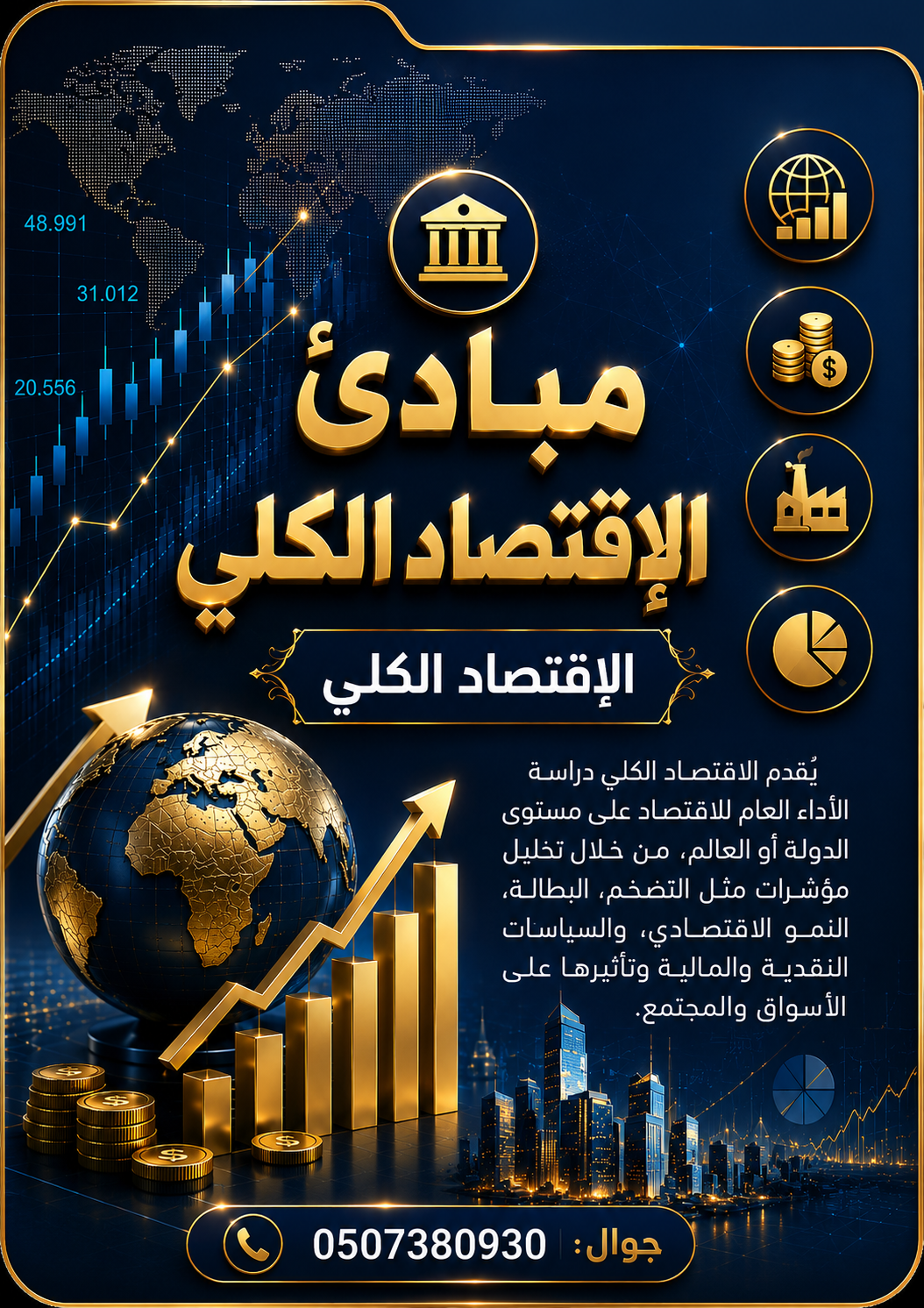 مقرر المد ((للإقتصاد الكلي ))